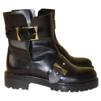 Alexander McQueen Biker Boots mit Cut Outs