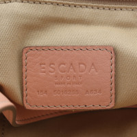Escada Leather handbag Leopard print