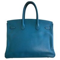 Hermès Birkin Bag 35 in Pelle in Blu