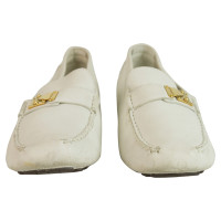 Louis Vuitton Slippers/Ballerinas Leather in White