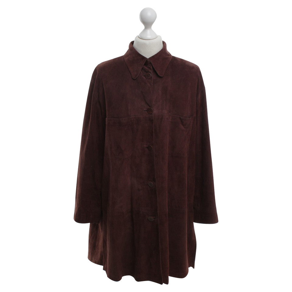 Marc Cain Blouse overhemd suede
