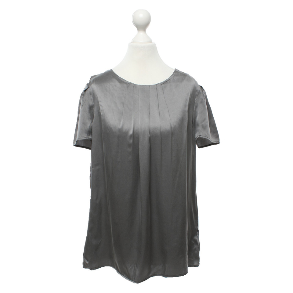 Luisa Cerano Top Silk in Grey