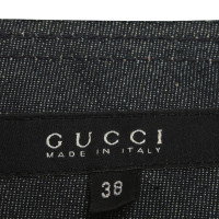 Gucci Long jeans skirt in blue