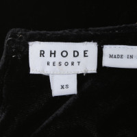 Rhode Resort Oversized fluwelen jurk