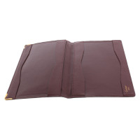 Cartier Bag/Purse Leather in Bordeaux