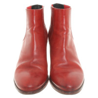 Pantanetti Ankle boots Leather in Red