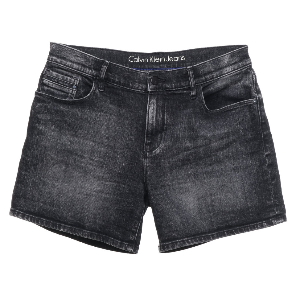 Calvin Klein Pantaloncini di jeans in grigio