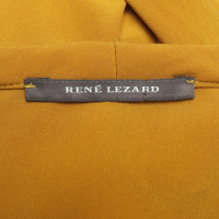 René Lezard Shirt in mustard yellow
