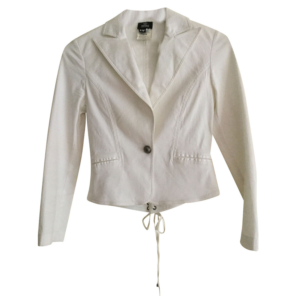 Versace Vest Cotton in White