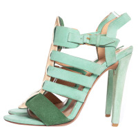 Balenciaga Sandals Suede in Green