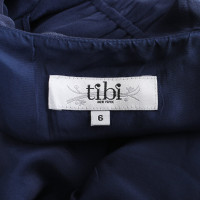 Tibi Jumpsuit aus Seide in Blau