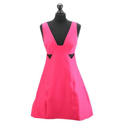 Halston Heritage Kleid aus Baumwolle in Rosa / Pink