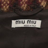 Miu Miu Multicolored virgin wool blazer