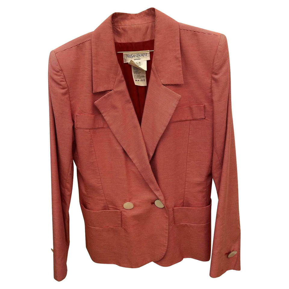 Yves Saint Laurent Completo in Cotone in Rosso