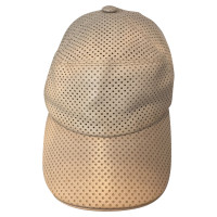 Hermès Hut/Mütze aus Leder in Beige