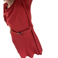 Airfield Kleid aus Baumwolle in Rot