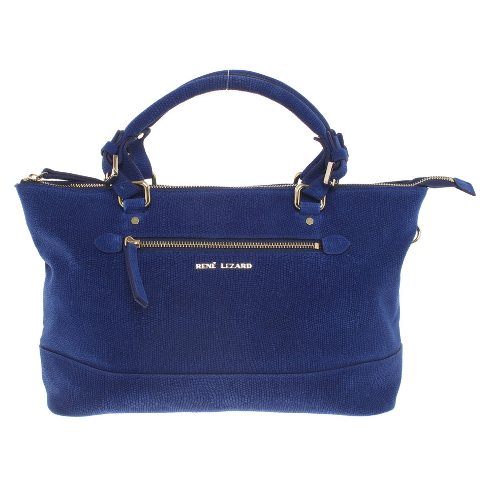 René Lezard Handbag in blue