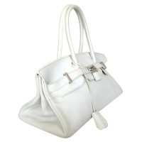 Hermès Birkin Bag 40 in Pelle in Bianco