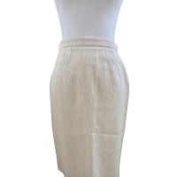 Balenciaga Rok Viscose in Crème