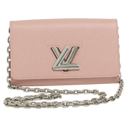 Louis Vuitton Twist Chain Wallet Leather in Pink