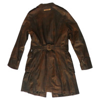 Jean Paul Gaultier leather coat