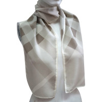 Burberry silk scarf and check pattern