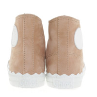 Chloé High-top sneakers in Apricot