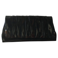Tosca Blu Clutch Bag Patent leather in Black