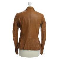 Boss Orange Leather jacket with lapel