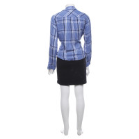 Joie Blouse with plaid pattern