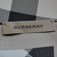 Burberry Sciarpa in seta con motivo check