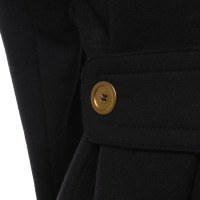 Alexander McQueen Cappotto di lana in nero