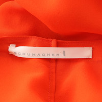 Schumacher blouse de soie en rouge