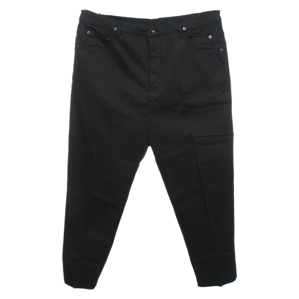 Rick Owens Trousers Cotton in Black