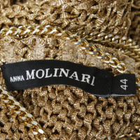 Anna Molinari Trui met gouden kettingen 