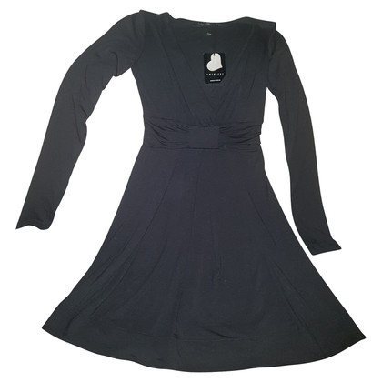 Twin Set Simona Barbieri Kleid aus Viskose in Schwarz