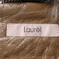 Laurèl Jacke/Mantel aus Leder in Ocker