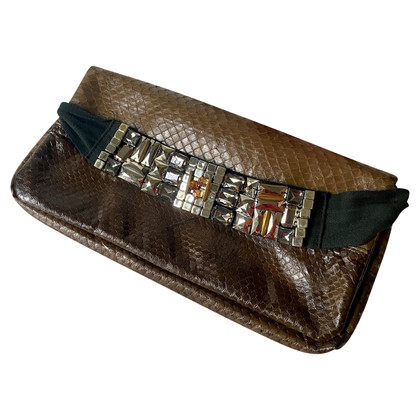 By Malene Birger Clutch Bag Leather in Brown