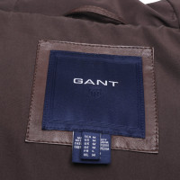 Gant Leather jacket in brown