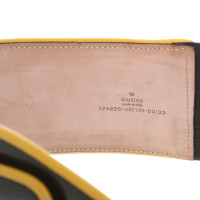 Gucci Waist belt in black and yellow 