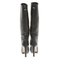 Max Mara Leather boots with heel