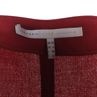 Victoria Beckham Robe en laine en rouge