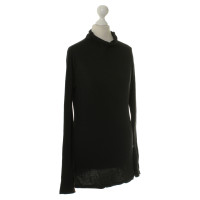 Velvet Collo alto sottile in nero