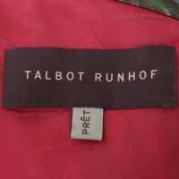 Talbot Runhof Kleid mit Blumenmuster