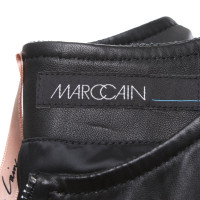 Marc Cain Kleid aus Leder in Schwarz