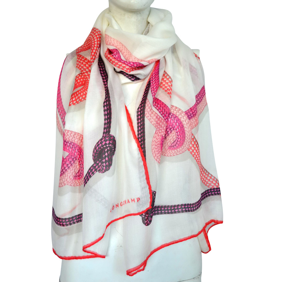 Longchamp Scarf with pattern