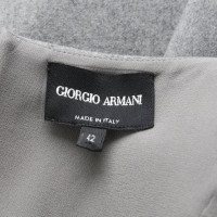 Giorgio Armani Oberteil aus Wolle in Grau