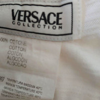 Versace Gilet in Cotone in Bianco