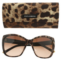 Dolce & Gabbana Sonnenbrille mit Leoparden-Muster