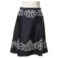 Tory Burch Silk skirt with embroidery
